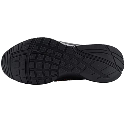 DYKHMILY Zapatillas de Seguridad Hombre Impermeable Antideslizante Ligeras Zapatos de Seguridad Transpirable Trabajo Punta de Acero Calzado de Seguridad Deportivo (Mandarina Negra,45 EU)