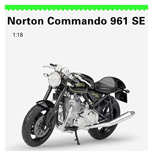 DZYWL Kits Modelos Coches Clásicos 1:18 para Norton Commando 961 SE Simulación De Aleación Modelo De Motocicleta Juguete Regalo Decoración del Hogar Regalo Amor Vacaciones