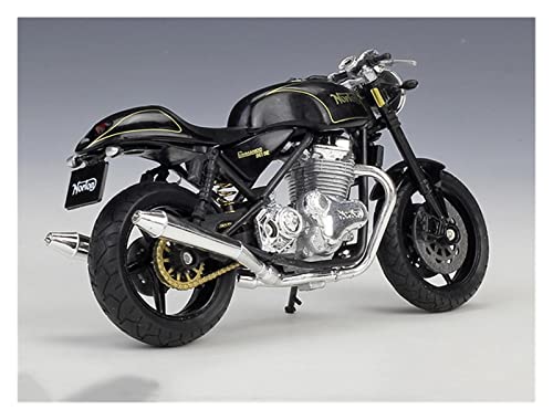 DZYWL Modelos De Escala De Simulación para Norton Commando 961 SE 1:18 Simulación Estática De Fundición A Presión Modelo De Motocicleta Decoración De Juguete Año Nuevo Cumpleaños