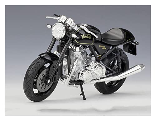 DZYWL Modelos De Escala De Simulación para Norton Commando 961 SE 1:18 Simulación Estática De Fundición A Presión Modelo De Motocicleta Decoración De Juguete Año Nuevo Cumpleaños