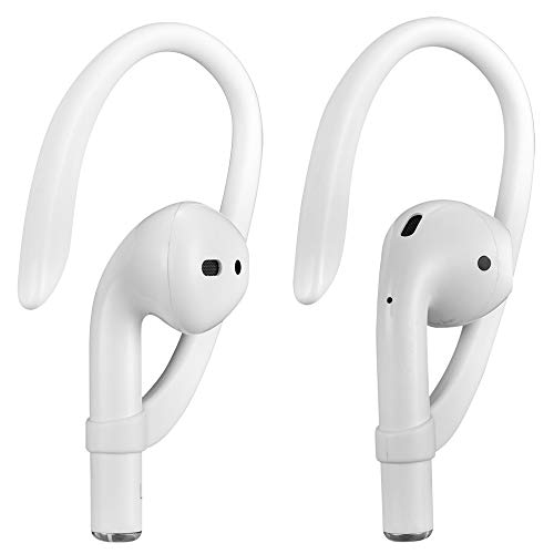 Earhooks para AirPods 1 AirPods 2 AirPods 3 AirPods Pro, ICARER Auriculares de Actividades Deportivas Ear Hooks para AirPods 1 AirPods 2 AirPods 3 AirPods Pro (Blanco)