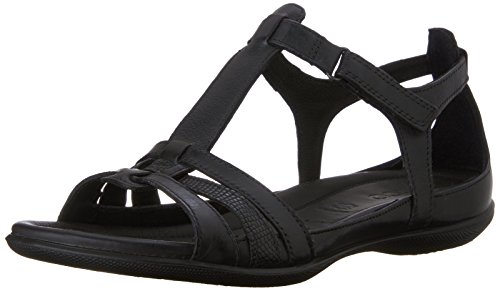 ECCO Flash 73, Sandalias Mujer, Negro (53859Black/Black), 43 EU