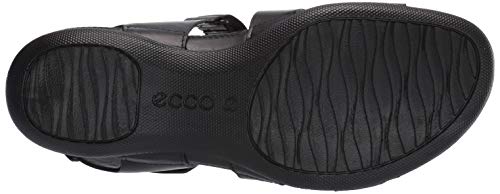 ECCO Flash, Sandalia con Pulsera Mujer, Negro (Black 2001), 37 EU