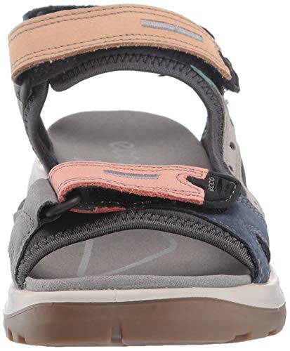 ECCO Offroad Sandalias de Senderismo, Mujer, Multicolor (Multicolor 55749), 41 EU