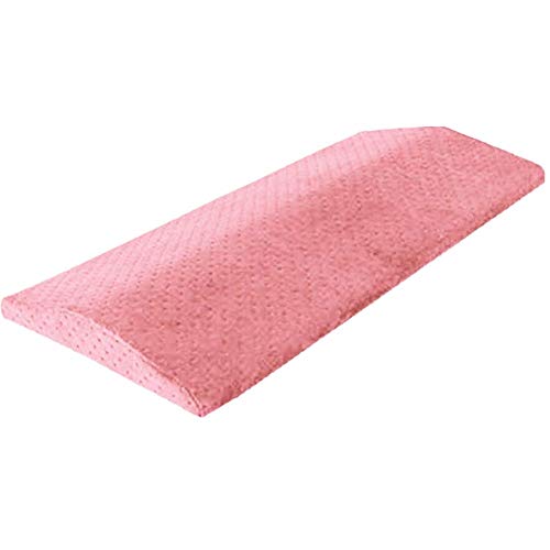 Ecloud Shop® Almohada para dormir Almohadilla para el cuello de espuma viscoelástica Cojín de soporte lumbar para el dolor de espalda baja Cadera Rodilla y alivio del dolor en las articulaciones(Rosa)