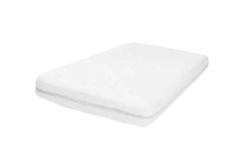 Ecus Kids Soft 3 en 1 - Protector colchón , Blanco, 120x60