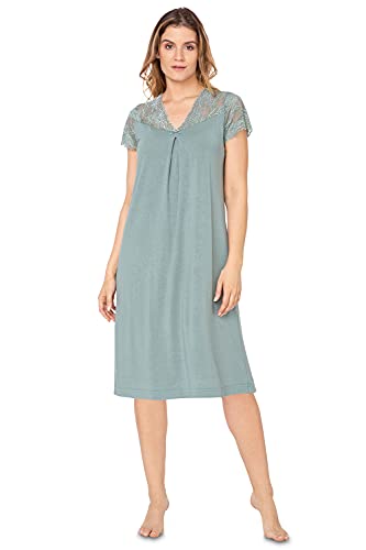 e.FEMME® Lenzing® Modal Lena II 859 - Camisón para mujer (algodón), Yadeit, 38