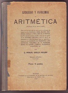 EJERCICIOS Y PROBLEMAS DE ARITMETICA