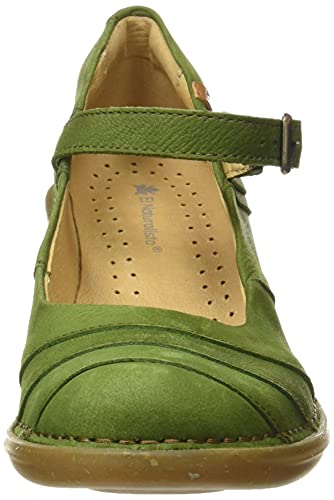 El Naturalista 5327, Zapatos Planos Mary Jane Mujer, Selva, 36 EU