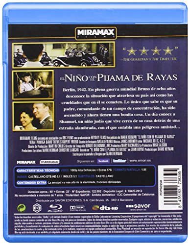 El Niño Con El Pijama De Rayas [Blu-ray]