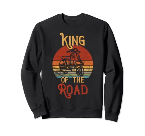 El rey de la carretera//Scooter Sudadera