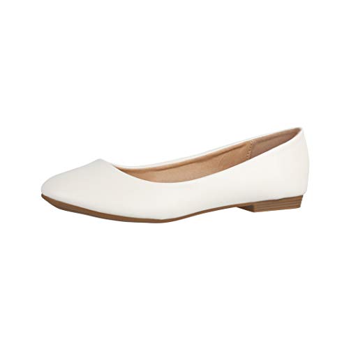 Elara Bailarina Mujer Cómodo Slip Ons Chunkyrayan P Blanco B3039 Weiss 41