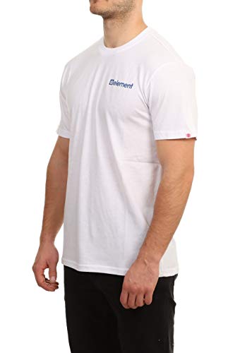 Element Joint - Camiseta para Hombre Camiseta, Hombre, Optic White, XS