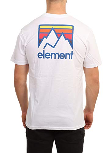 Element Joint - Camiseta para Hombre Camiseta, Hombre, Optic White, XS