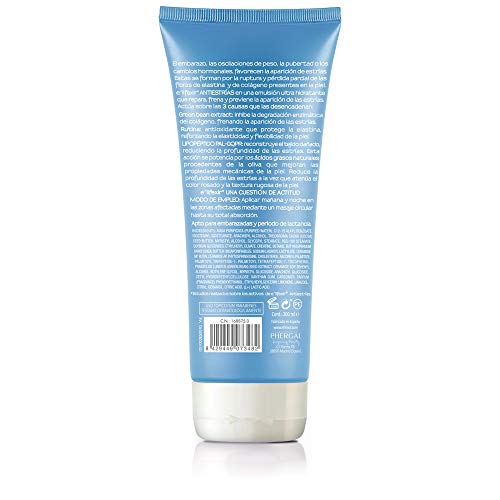 Elifexir Crema Antiestrías, Repara, Frena las Estrías y Previene su Aparición Eficazmente, Piel con Más Elasticidad, Atenua el Color Rosado y la Textura Rugosa - 200ml