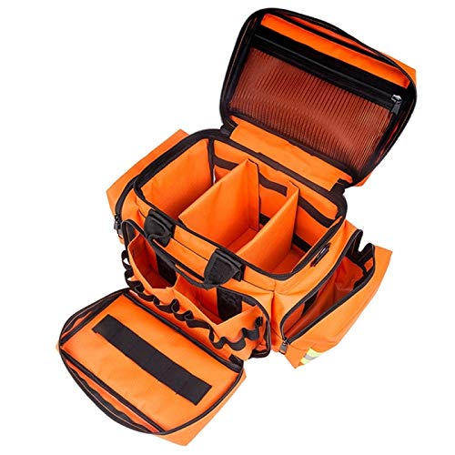 Elite Bags, EMS, Bolsa de emergencias Amplia y Resistente, Naranja