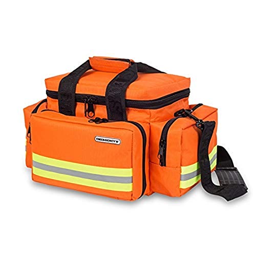 Elite Bags, EMS, Bolsa de emergencias Amplia y Resistente, Naranja