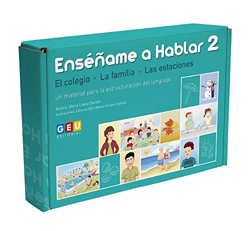 Enséñame A Hablar 2: Estructuración del Lenguaje Vocabulario El Colegio (Niños de 3 a 5 años Educación Infantil y Educación Especial)