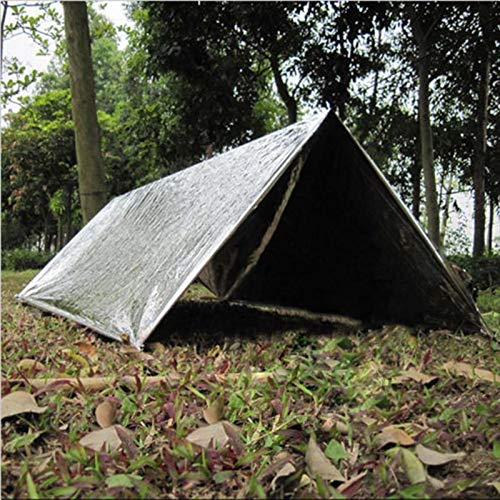 Equipo de Primeros Auxilios de Rescate de hipotermia Camp Keep Foil Mylar Lifesave Calor cálido Bush Craft Outdoor Thermal Dry Emergent Blanket Survive-02 210x160cm, China