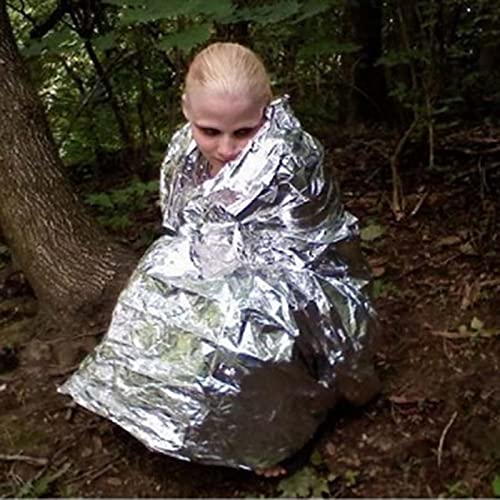 Equipo de Primeros Auxilios de Rescate de hipotermia Camp Keep Foil Mylar Lifesave Calor cálido Bush Craft Outdoor Thermal Dry Emergent Blanket Survive-02 210x160cm, China