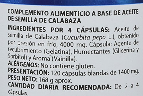 EQUISALUD Aceite Semilla De Calabaza - 100 gr