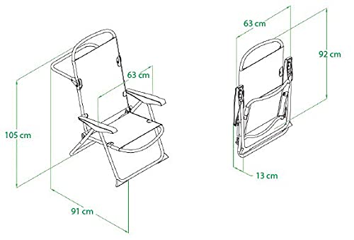 Eredu 993/TX Silla, Rayas Multicolor