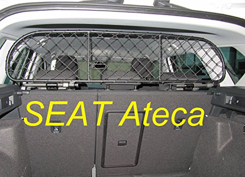 ERGOTECH Rejilla Separador protección para Seat Ateca, RDA65-S8, para Perros y Maletas