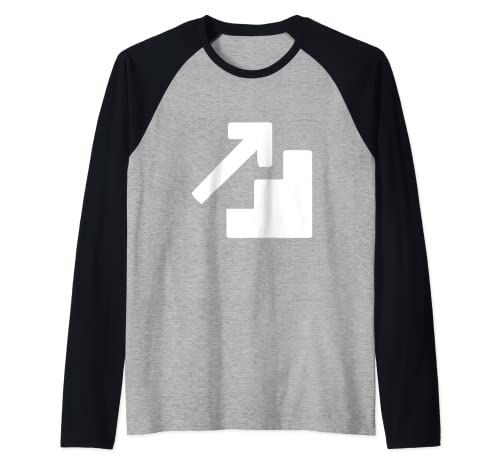 Escalera Escalera Ejercicio Tributo Entrenamiento Camiseta Manga Raglan