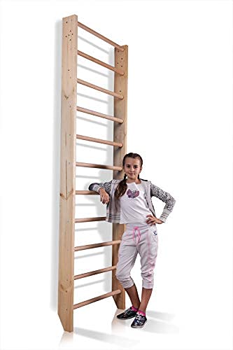 Escalera Sueca Sport-0-240 Espaldera para Gimnasio, Espaldera de Fitness, Complejo Deportivo de Gimnasia, Gimnasia de los niños en casa, Barras