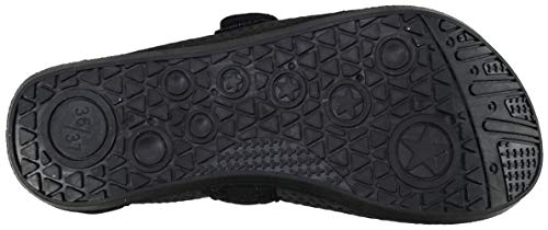 Escarpines Deportes Acuáticos Mujer Zapatillas Estar Casa Hombre Respirable Calcetines Natación Playa Zapatos Buceo Secado Rápido Surf Zapato Yoga Negro 40/41