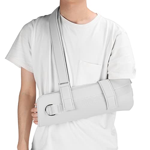 Eslinga para Brazo Fracturado, Sujetadores de Gancho Y Bucle de Algodón Suave, Cinturón para Eslinga para Brazo, Almohadilla para el Hombro Acolchada para Promover la Recuperación de la