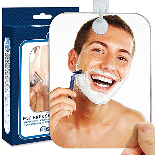 Espejo Deluxe para Ducha que no se Empañ a de Shave Well – 33% Más Grande que el Espejo Shave Well Original