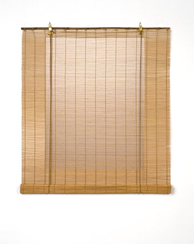 Estores Basic, persianas de bambu, miel, 150x170cm, estores para ventana, persianas enrollables para el interior.