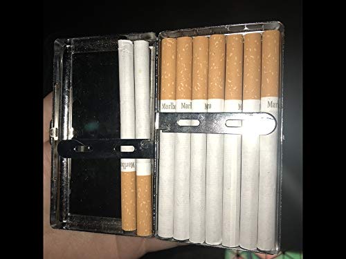 Estuche de identificación o Caja de Cigarrillos de Acero Inoxidable, Ciervo, Animal Salvaje Estuche de identificación de Tarjeta de crédito/Titular/Estuche de Tarjetas