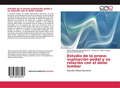 Estudio de la prono-supinación podal y su relación con el dolor lumbar: Estudio Observacional