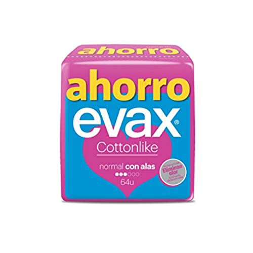 Evax Cottonlike Normal Compresas Con Alas 64u