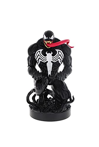 Exquisite Gaming - Cable Guy Venom Marvel, Soporte de sujeción o Carga para Mando de Consola o Smartphone. Producto con Licencia Oficial Marvel.