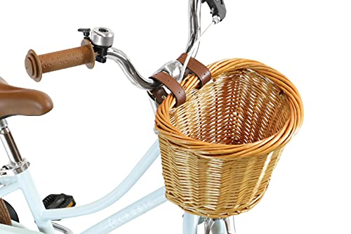 FabricBike Kids - Bicicleta con Pedales para niño y niña, Ruedines de Entrenamiento Desmontables, Frenos, Ruedas 12 y 16 Pulgadas, 4 Colores (Classic Blue, 16": 3-7 Años (Estatura 96cm - 120cm))