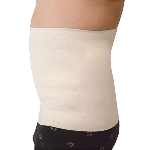 Faja Lumbar Hombre Térmica Faja Reductora Mujer Elástica para Dolor de Espalda, Postparto, Hernia Discal Ciática, Trabajo, Made in Italy (43% Lana, small)