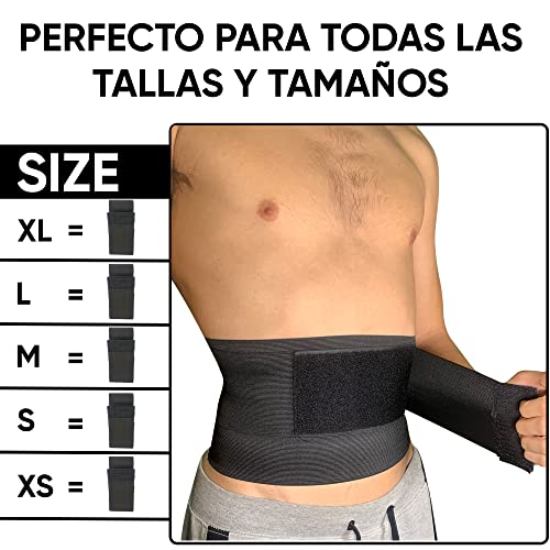 Faja lumbar mujer - Faja lumbar hombre trabajo - Faja lumbar unisex ajustable - Alivia el dolor de espalda y cintura - Cinturón lumbar ajustable