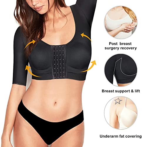 Faja Reductora Mujer Mangas de compresión fajas reductoras adelgazantes Liposuccion Camiseta Lencería Body Shaper