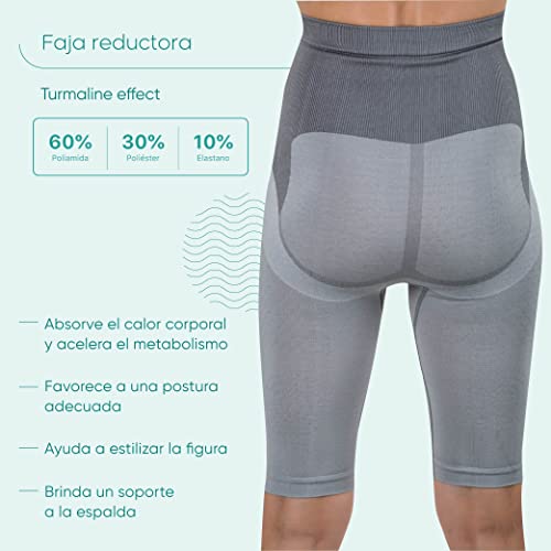 Fajas Reductoras Adelgazante Mujer con turbalina + Gel Reductor Efecto Body anticelulitico para Abdomen Faja Lumbar Abdominal Mejora la circulación y Ayuda a Reducir la Celulitis…