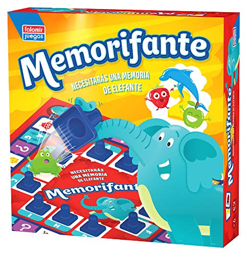 Falomir Memorifante, Juego de Mesa Educativo para fomentar la atención y la Memoria, Multicolor (1)