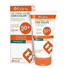 FARLINE GEL CREMA FACIAL CON COLOR SPF50+ 50 ML