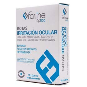 Farline GOTAS IRRITACION OCULAR CON EUFRASIA Y ACIDO HIALURONICO 10 X 0,4