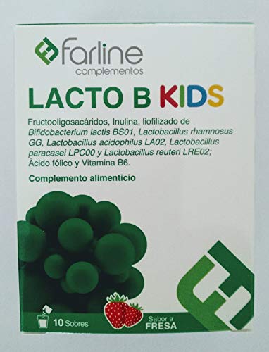 Farline Lacto B Kids 10 sobres sabor fesa con prebióticos y prebioióticos