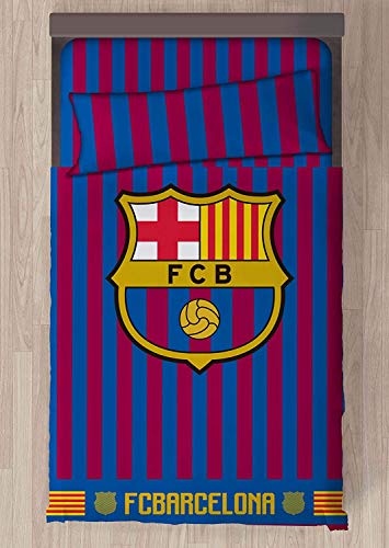 FCB Juego De Sábanas Cama de 90 - Encimera, Bajera y Funda de Almohada