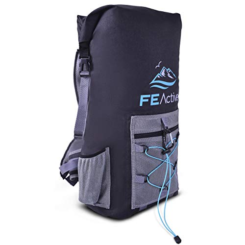 FE Active Mochila Refrigerante Camping Portátil - Aislamiento Térmico, Bolsa Nevera Impermeable Bolsa de Almuerzo Compacta para Picnic, Playa, Viajes, Kayak, Pesca, Caza | Diseñada en California