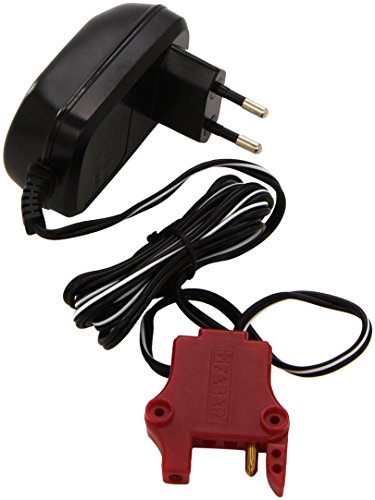 FEBER - Cargador 12 V 1AH, oficial de FEBER válido para baterías de vehículos eléctricos de juguete, compatible con coches, motos, quads y trimotos, de 12 Voltios y 1 Amperio, FAMOSA (800003111)