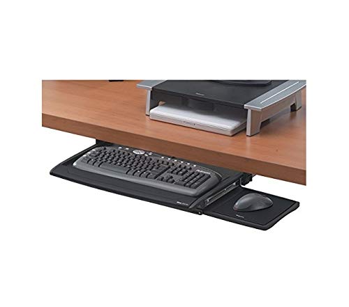 Fellowes 80312 - Bandeja para Teclado, Negro